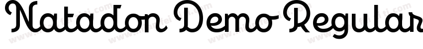 Natadon Demo Regular字体转换